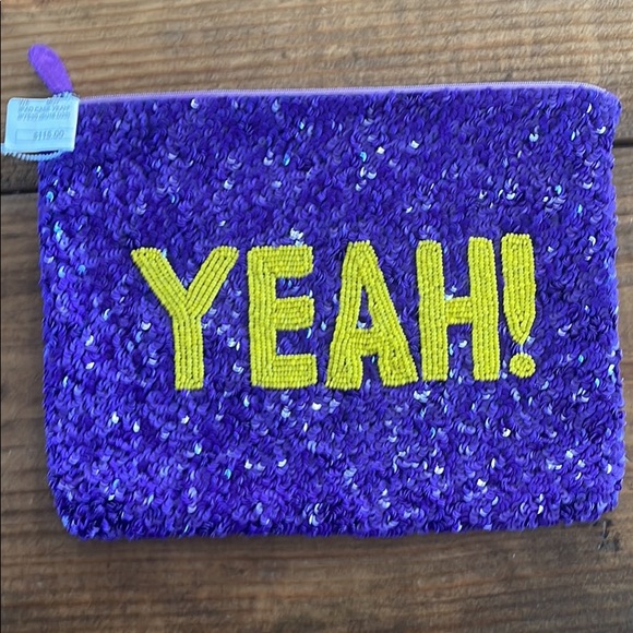 Purple sequin bag - Picture 1 of 1